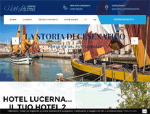 Tablet Screenshot of hotel-lucerna.net